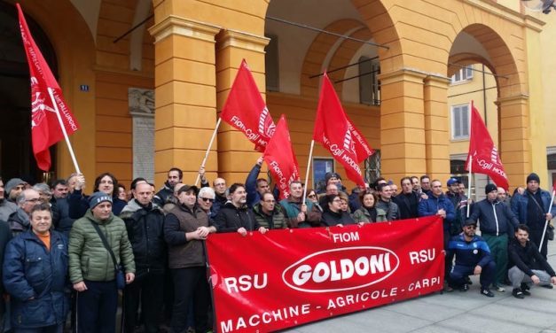 Goldoni spa: chiesto il concordato preventivo ma i lavoratori non ci stanno