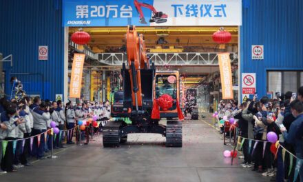 Doosan Infracore: a quota 200.000 escavatori prodotti in Cina