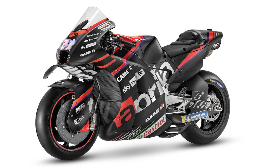 Case IH sponsorizza la scuderia Aprilia per la stagione di MotoGP 2022