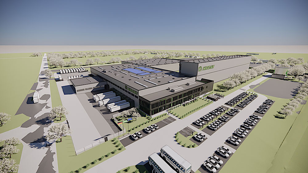 Krone: avviati i lavori per la costruzione del nuovo Centro ricambi e logistico a Spelle