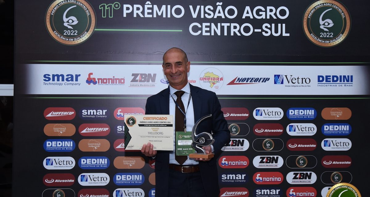 Trelleborg: premiata come “Miglior pneumatico agricolo” in Brasile