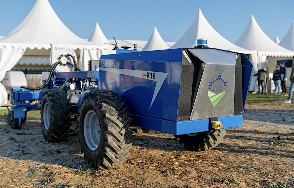 Softivert: Softi Rover eK18, il trattore robot articolato che lavora il terreno e semina