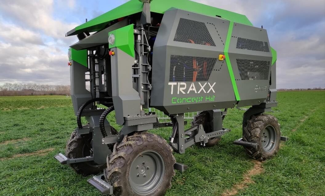 Exxact Robotics: Traxx Concept H2, il robot scavallante da vigneto alimentato a idrogeno