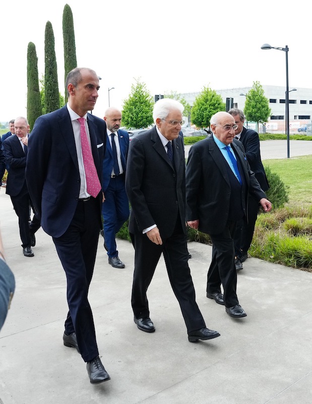 I vertici della Walvoil con il presidente Mattarella