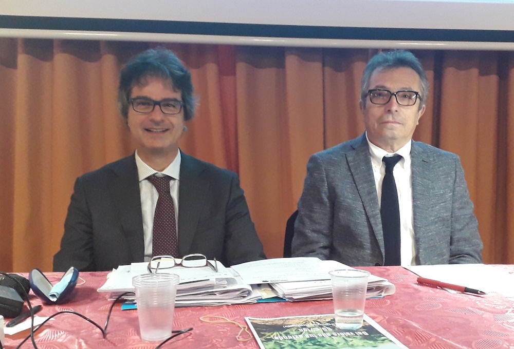 Damiano Merlin (a destra nella foto), presidente di Apiumai Padova, con Francesco La Gamba, direttore di Apiumai Padova.