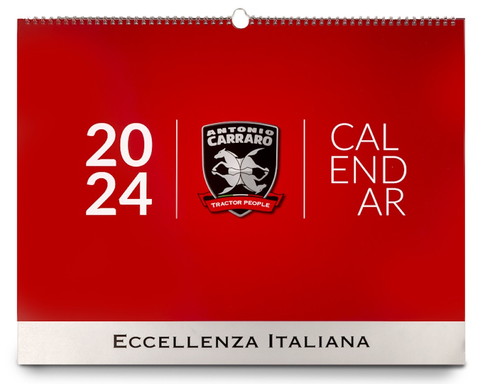 Calendario Antonio Carraro 2024 “Eccellenza Italiana”
