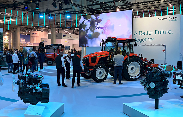 Stand di Kubota ad Agritechnica 2023