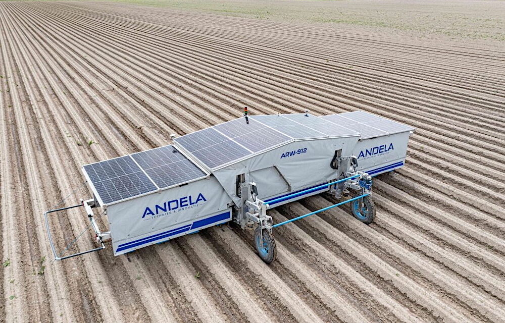 Andela Robot Weeder ARW-912, il robot sarchiatore alimentato dall’energia solare