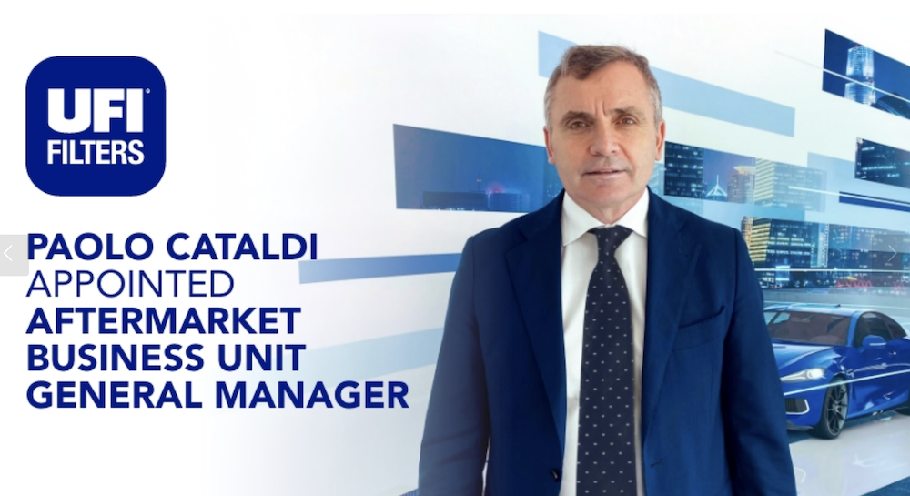 UFI Filters: Paolo Cataldi nominato Aftermarket Business Unit General Manager