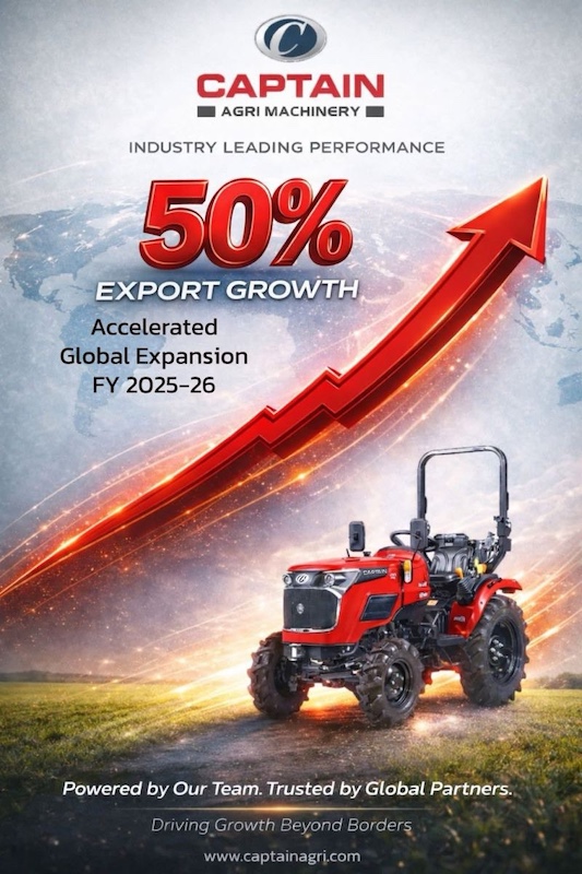 Captain Tractors Boom dell'export