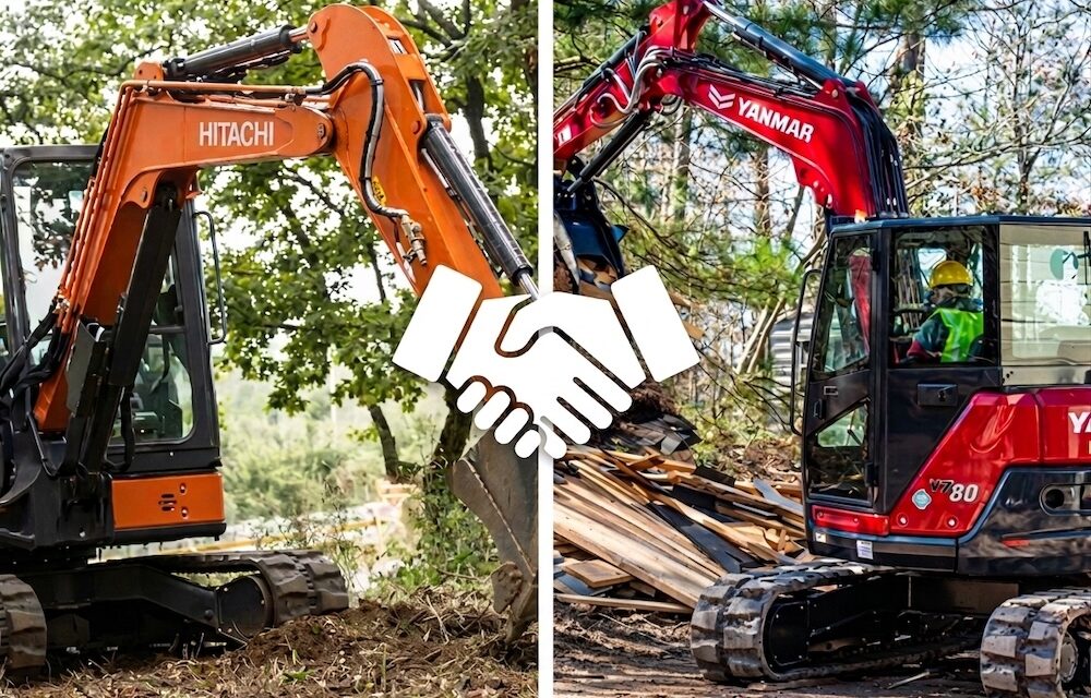 Macchine compatte: Hitachi Construction Machinery e Yanmar valutano una collaborazione strategica  