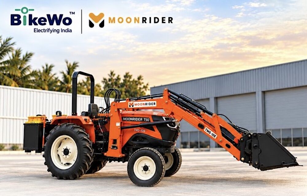 Trattori elettrici: Moonrider e BikeWo alleate per testare il modello “Tractor-as-a-Service”