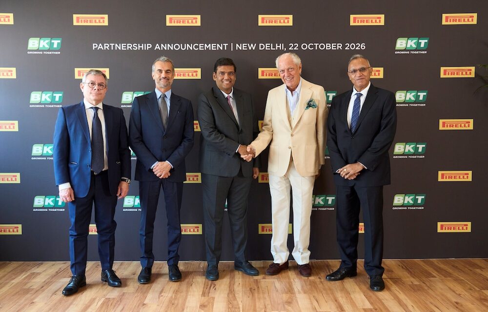 Alleanza strategica tra Pirelli e BKT: intesa per 800 mila pneumatici Premium e futura Joint Venture in India